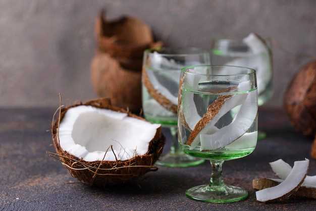 Thawing frozen coconut water