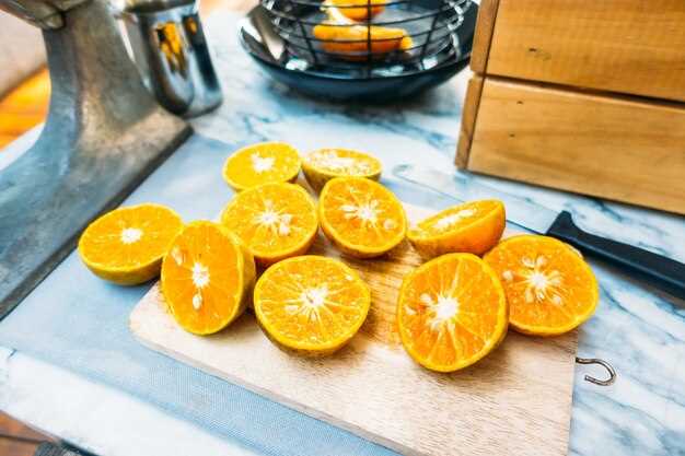 The Process of Freezing Oranges